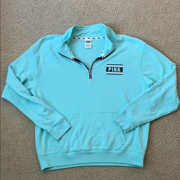 PINK Victoria's Secret Tops - PINK yoga sweatshirt, quarter zip!